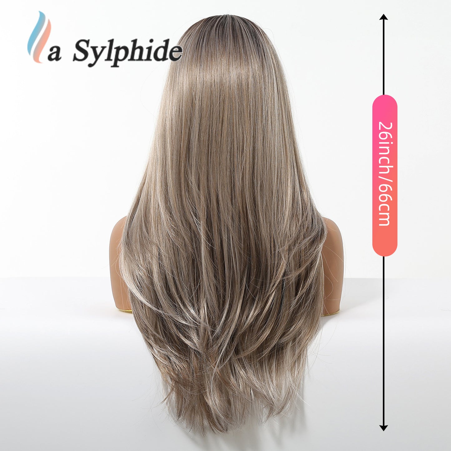 Women's Headgear Chemical Fiber Hair Soft Natural Long Straight Wig