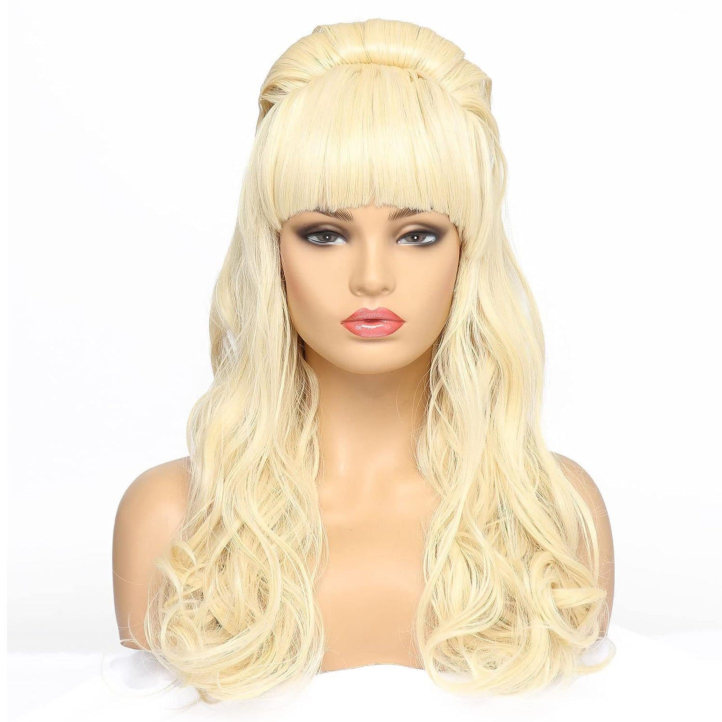 Women's Curly Hair Mixed Color Fashion Chemical Wig Long Curls