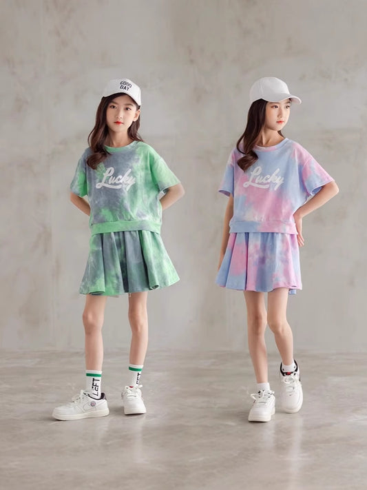 Children's Summer Sports Super Fashionable Clothing Little Printed Children's Suit