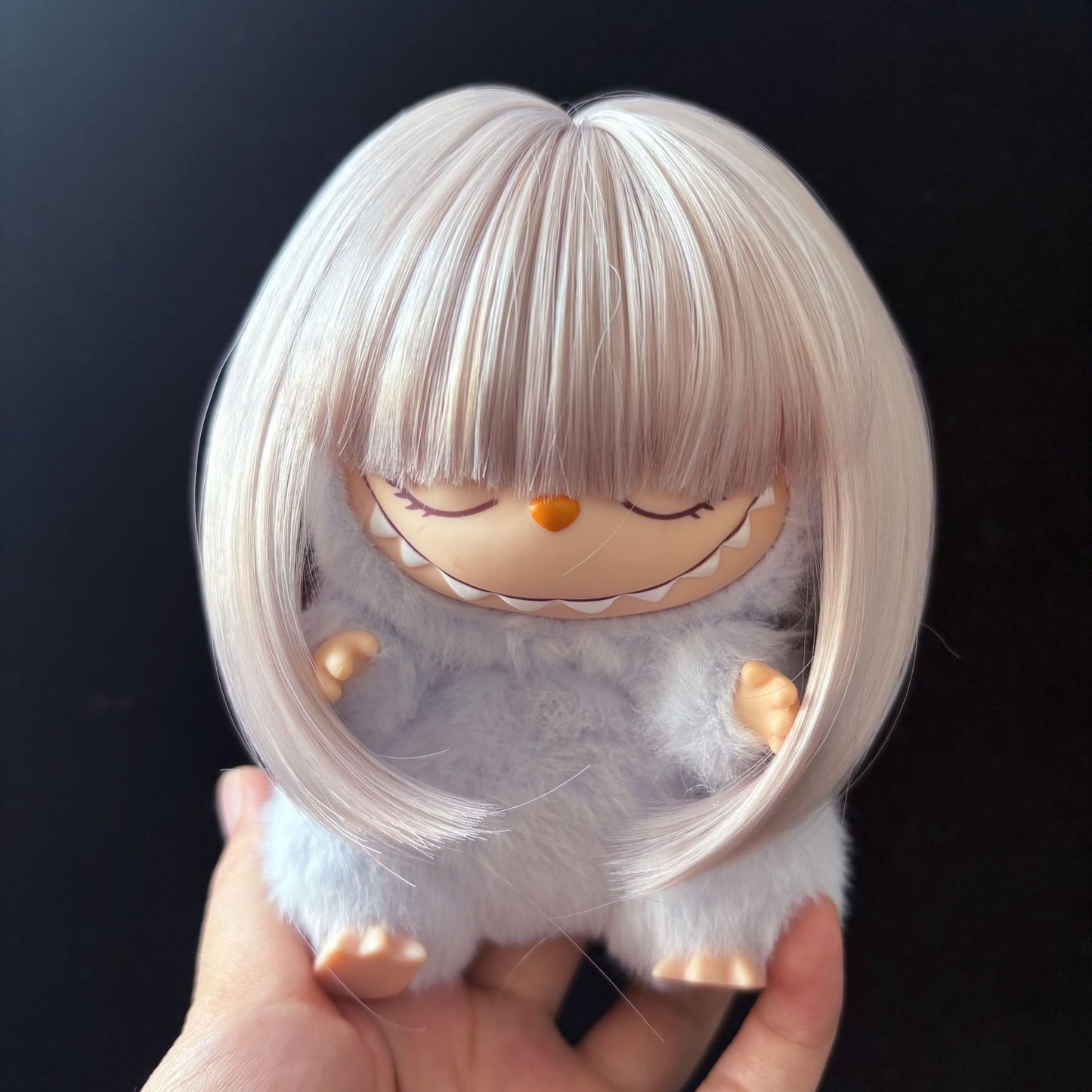 Soft Silk Automobiles Curtain Cloth Sheath Cute Cos Wig