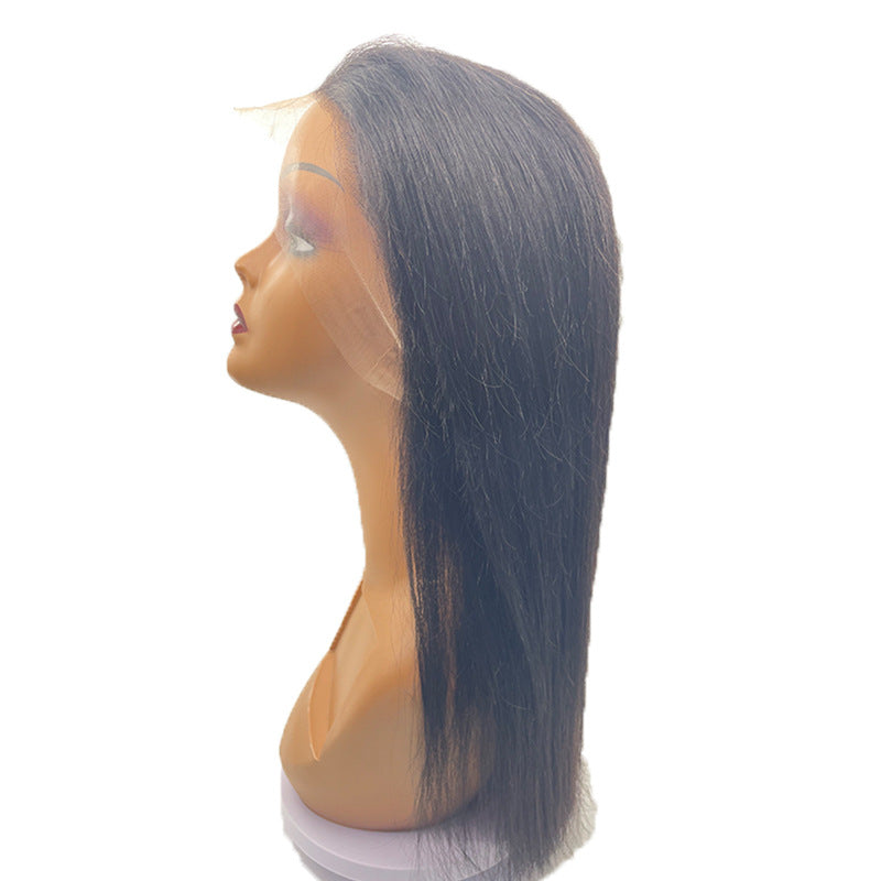 Human Straight Female Former Lace Head Real Hair Wig