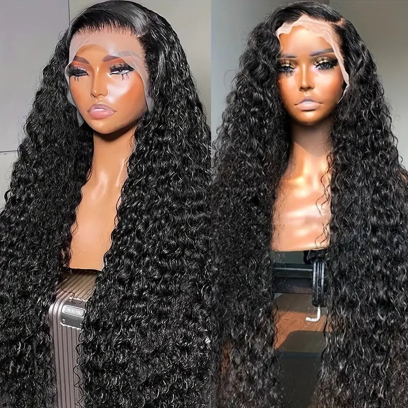 Lace Small Volume Wound Tube Afro Curly Hair Wig Long Curls