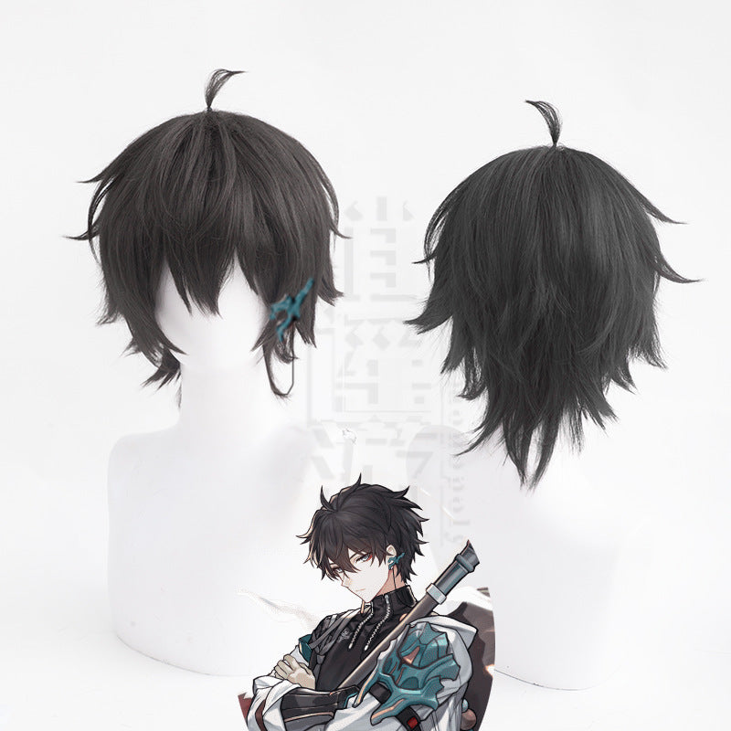 Broken Star Dome Railway Hair Top Short Cos Wig