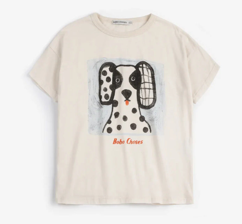 Versatile Trendy Fashion Children's Short-sleeved Printed Children's T-shirt