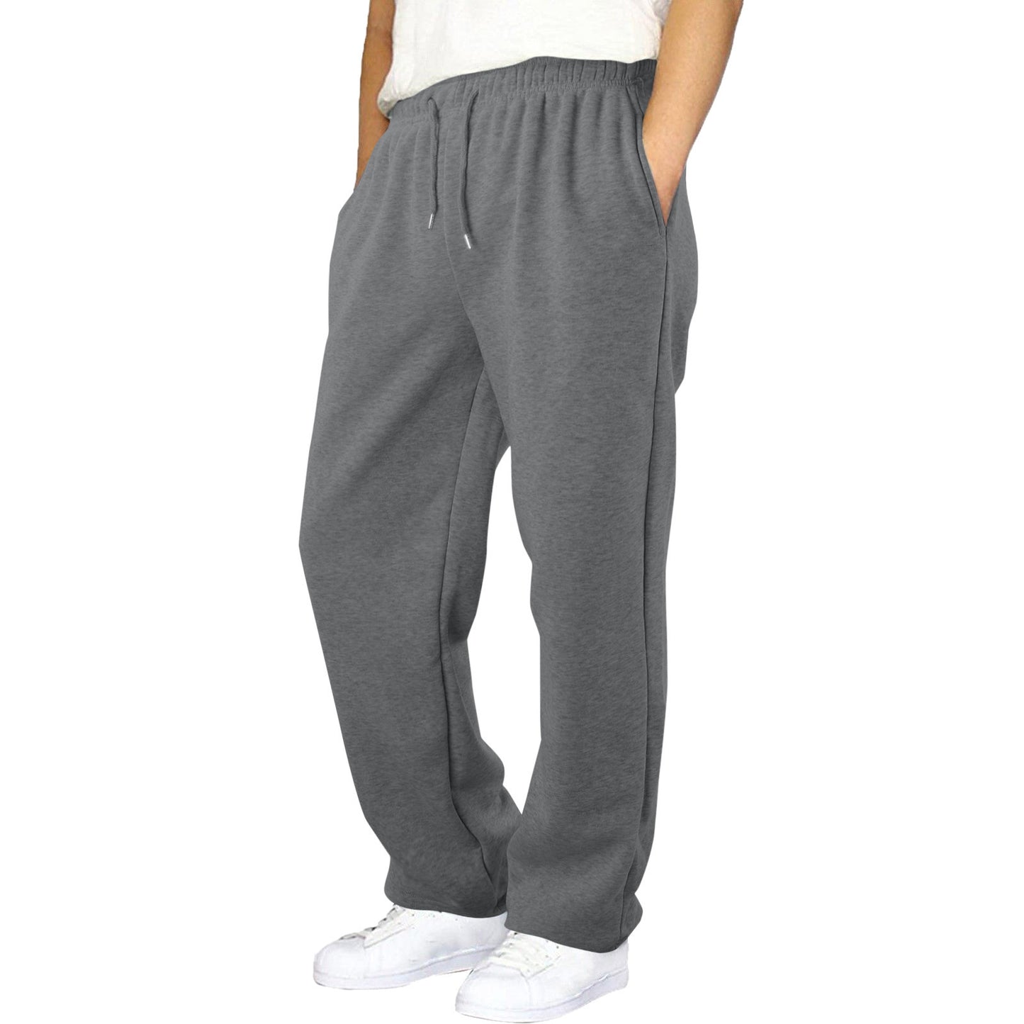 Children's Medium Big Elastic Waistband Drawstring Loose Wide Children's Pants