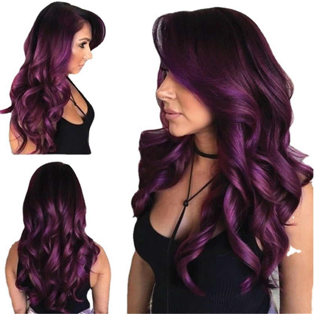 Universal Medium Curly Hair Big Wave Wig Long Curls