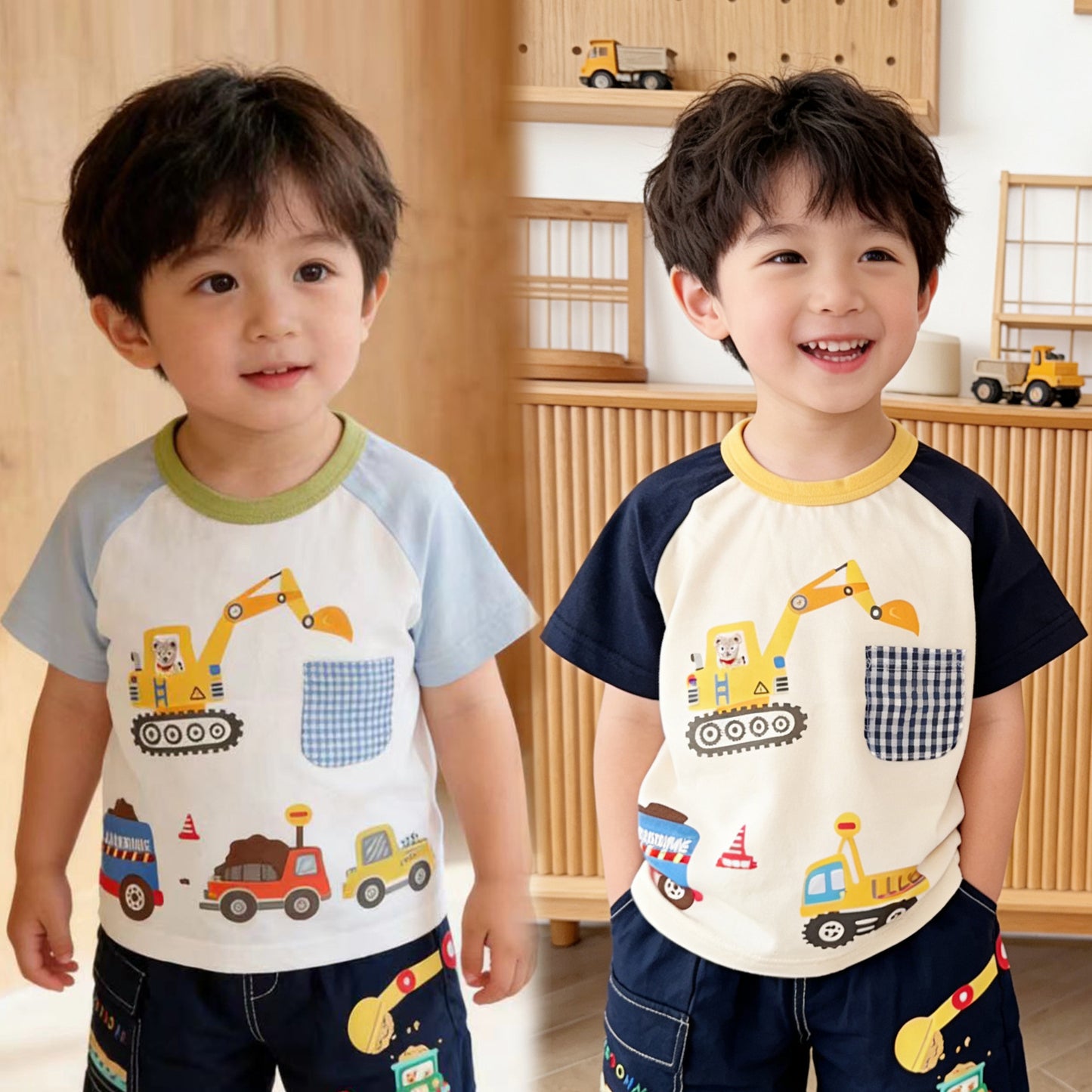 Children's Short Sleeve Summer Print Cartoon Boy's Children's T-shirt