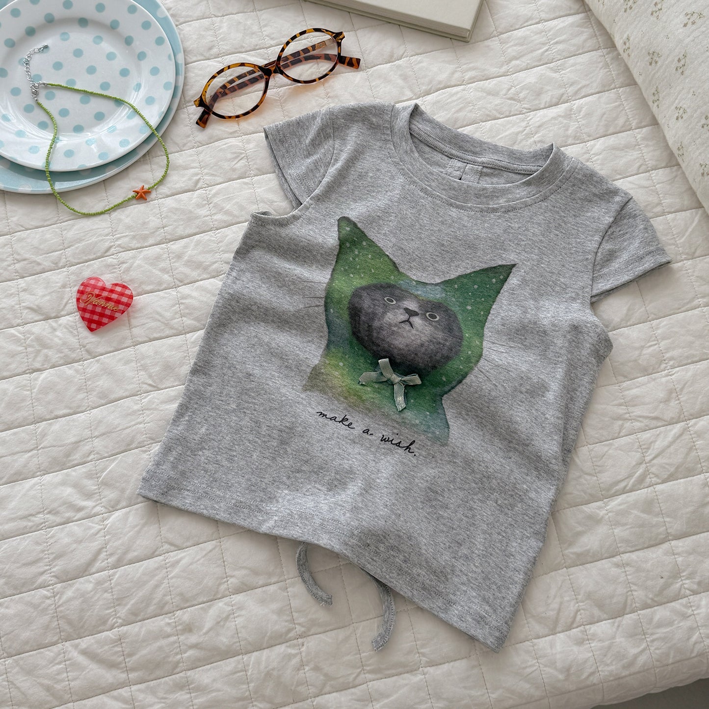 Children's Vest Korean High Elastic Cotton Drawstring Children's T-shirt