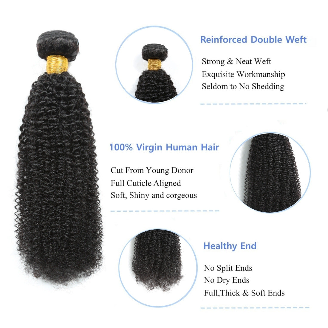 Trendy Beautiful Unique Durable Human Extension Real Hair Wig