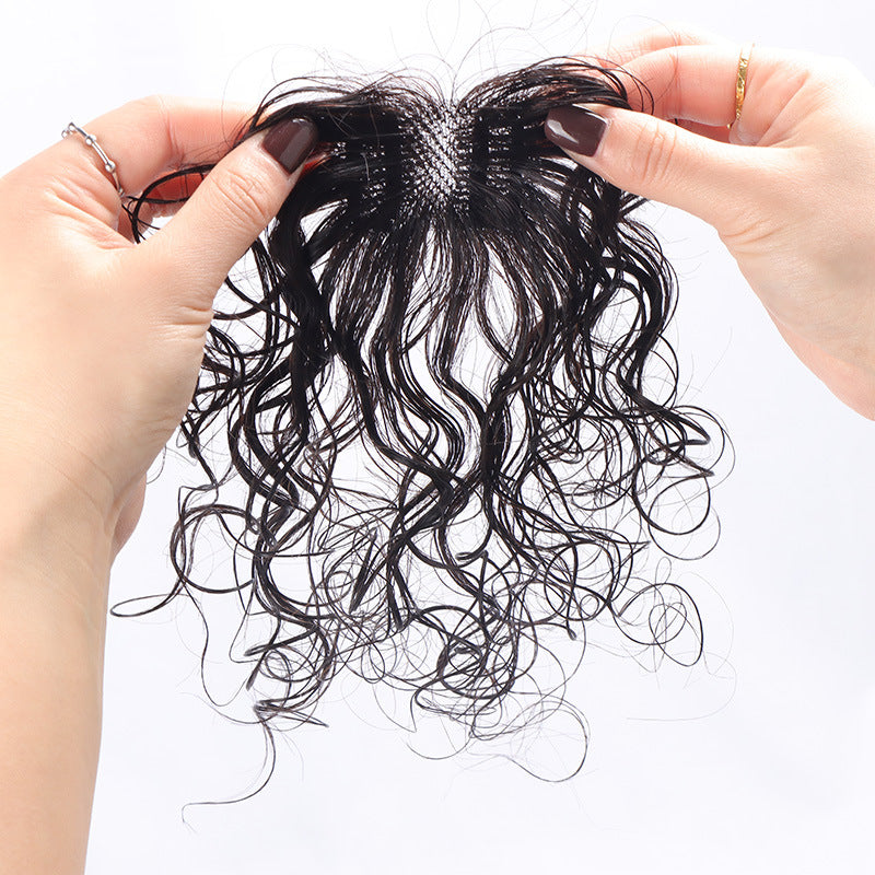 Top Hair Increase Volume Real Light Fetal Bangs Wig
