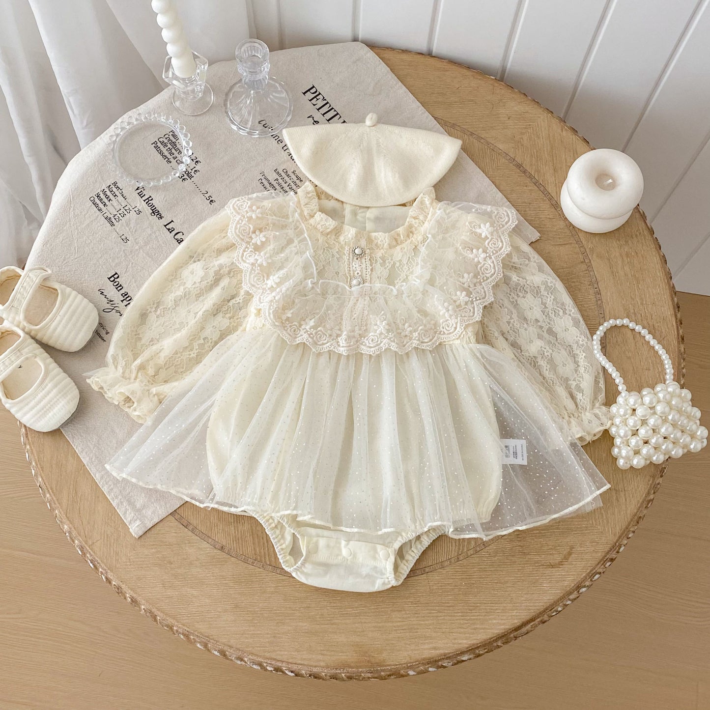 For Babies Princess Jumpsuit First Month Old Jumpsuit, Climbing Suit