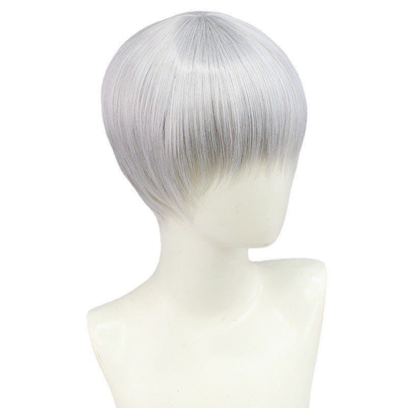 Automata Sier Gray Fiber Short Hair Cos Wig
