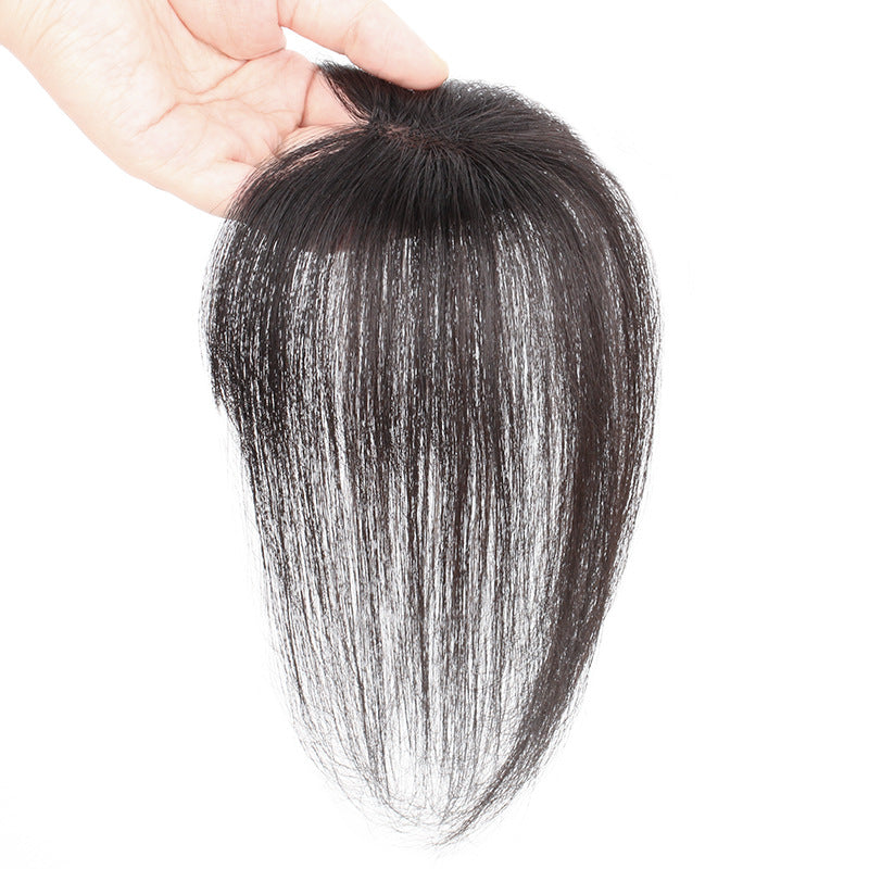 Real Hair Top Replacement Three-dimensional Fluffy Wig