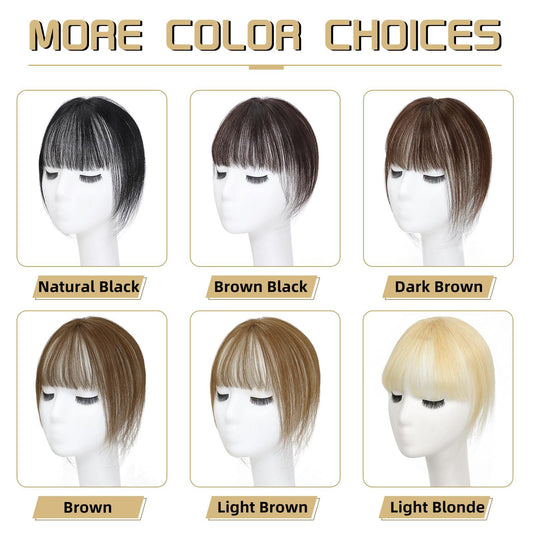 Piece Hand-woven Straight Real Human French Wig
