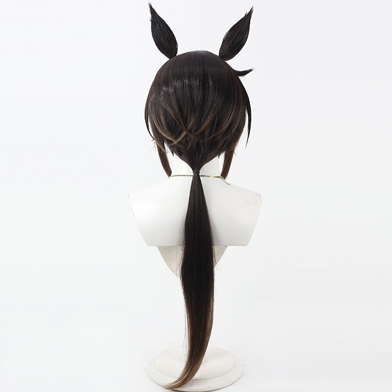 Free Man Horse Racing Golden Journey Cos Wig