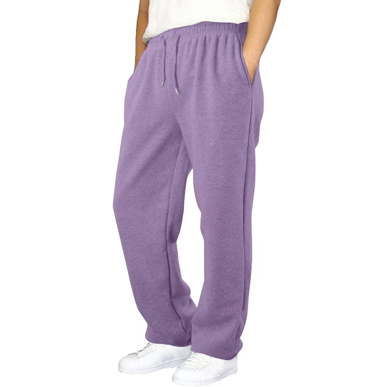 Children's Medium Big Elastic Waistband Drawstring Loose Wide Children's Pants