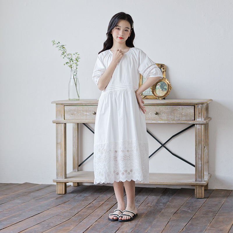 Elegant Children's Western Style Cotton Princess Children's Dress