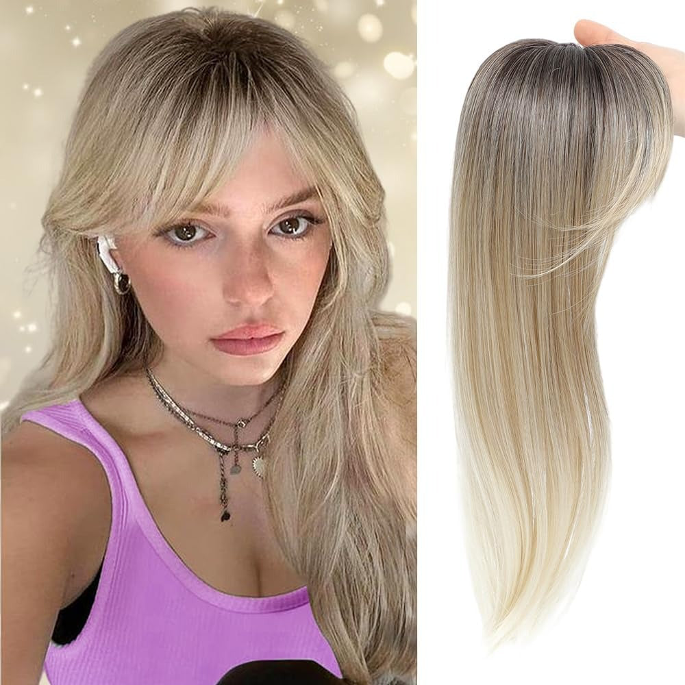 Hairpiece Appearance Natural Fluffy Barrettes Hair Extension Lady With Wig