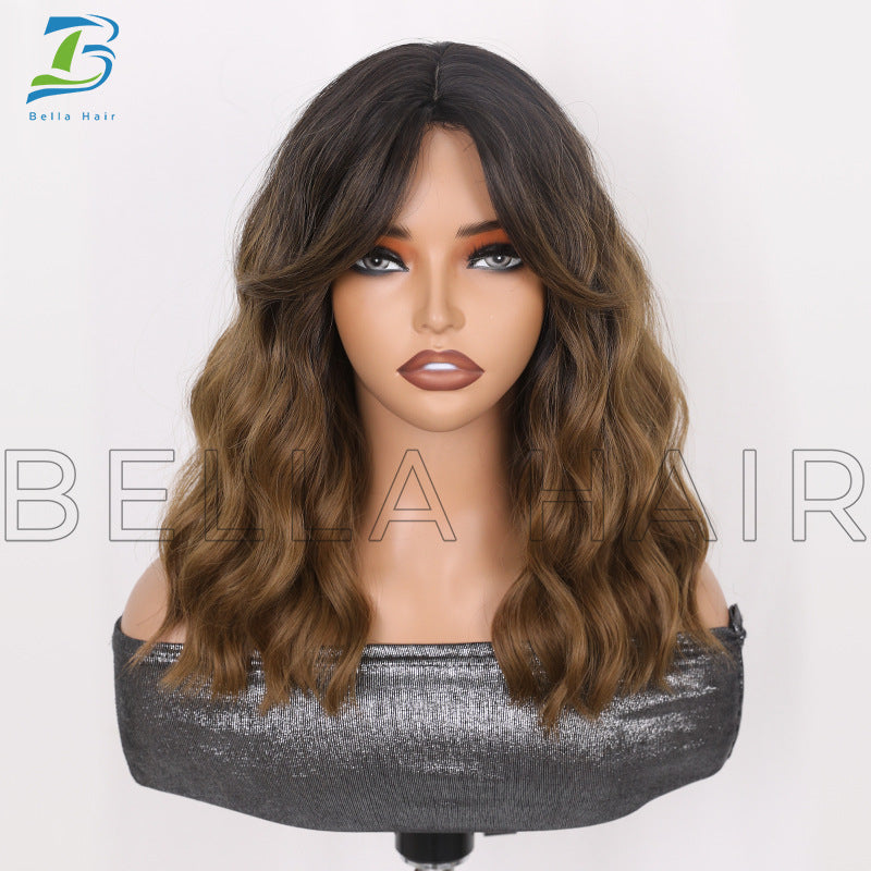 Female Bangs Wave Head Fashion Cover Wig Short Curly Hair