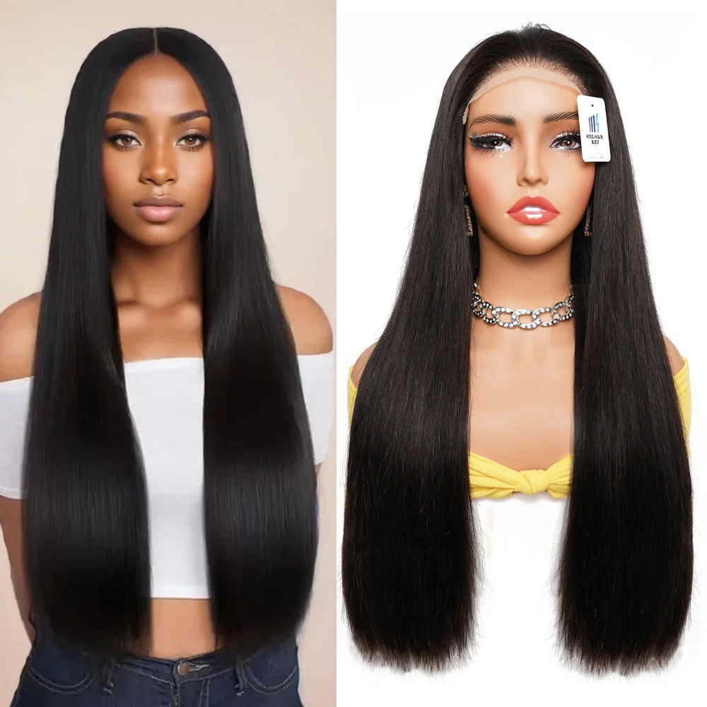 Sdd Frontal Double Drawn Straight Bob Real Hair Wig
