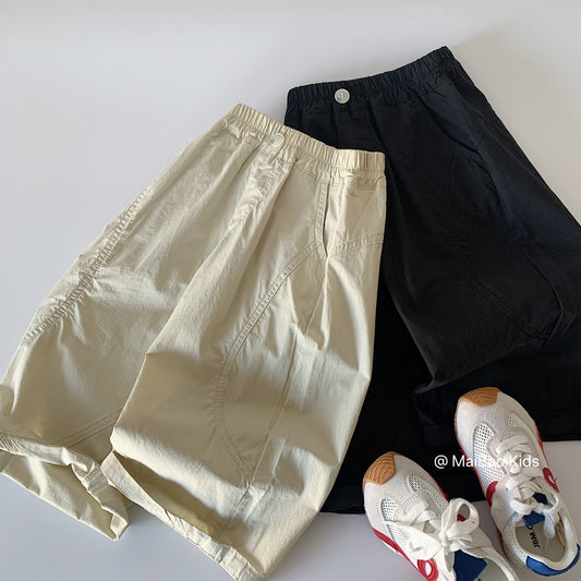Children's Solid Color Loose Casual Spring Trousers Children's Pants