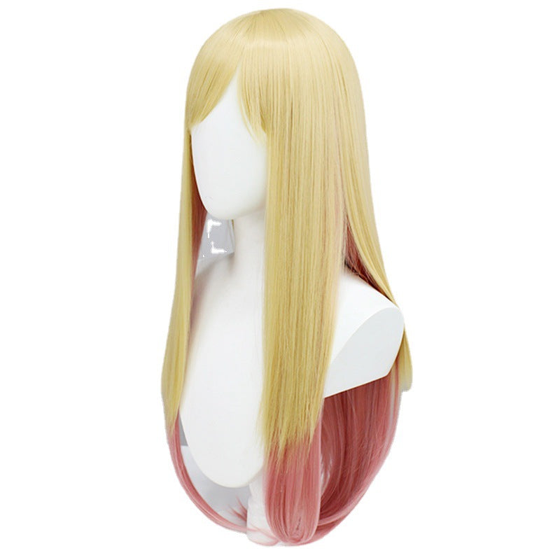 Dressing Doll Fall In Love Hair Black Cartoon Cos Wig