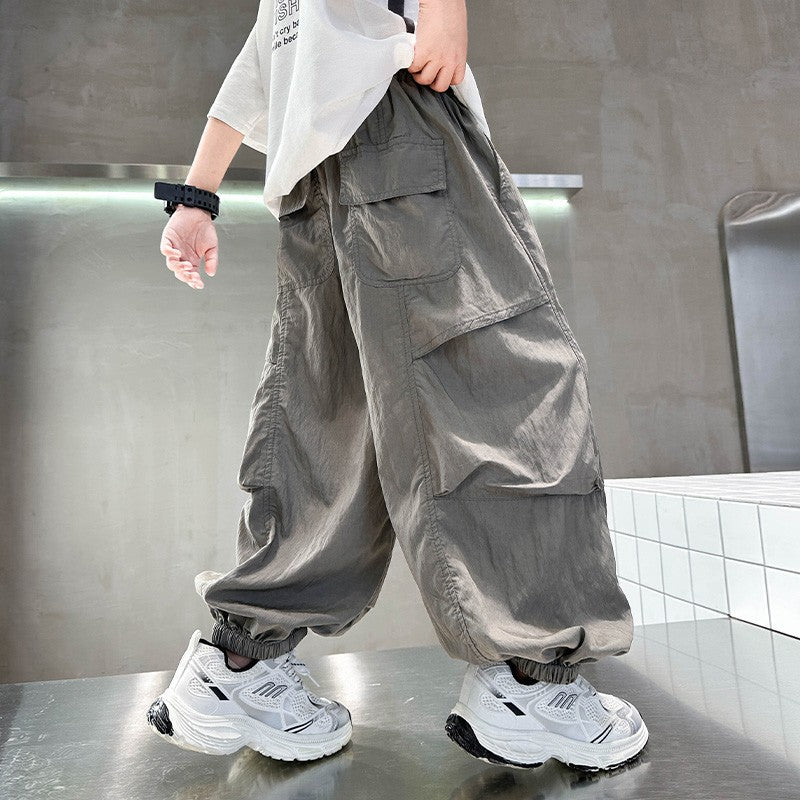 Boys Summer Clothes Ice Silk Anti Children's Pants