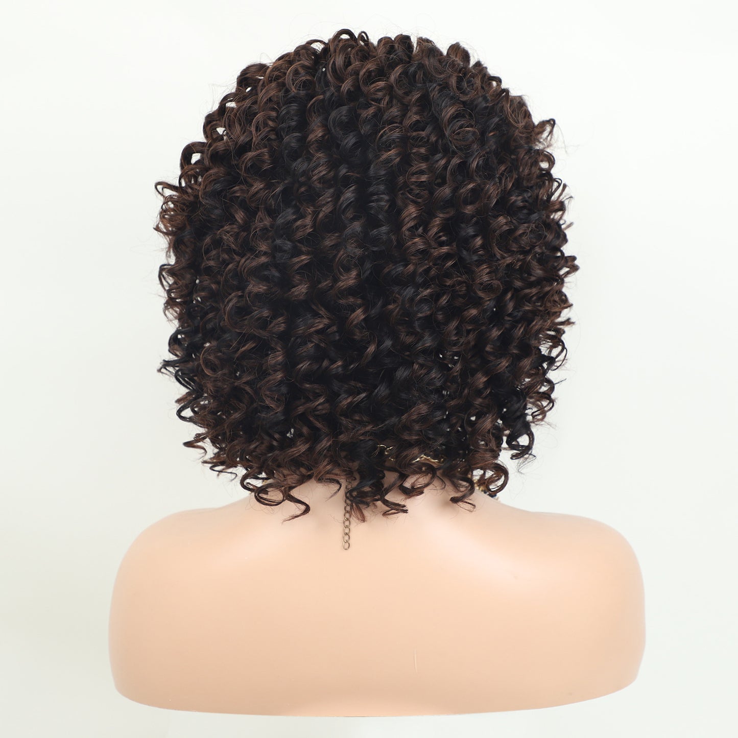 Women's African Volume Chemical Fiber People Sheath Wig Short Straight Hair