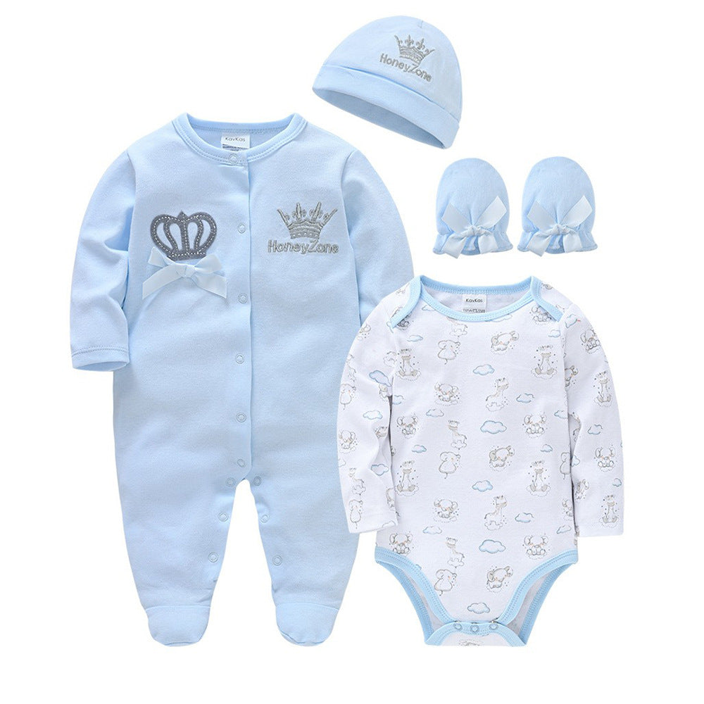 Autumn Infant Long-sleeved Jumpsuit Year-old Clothes Jumpsuit, Climbing Suit