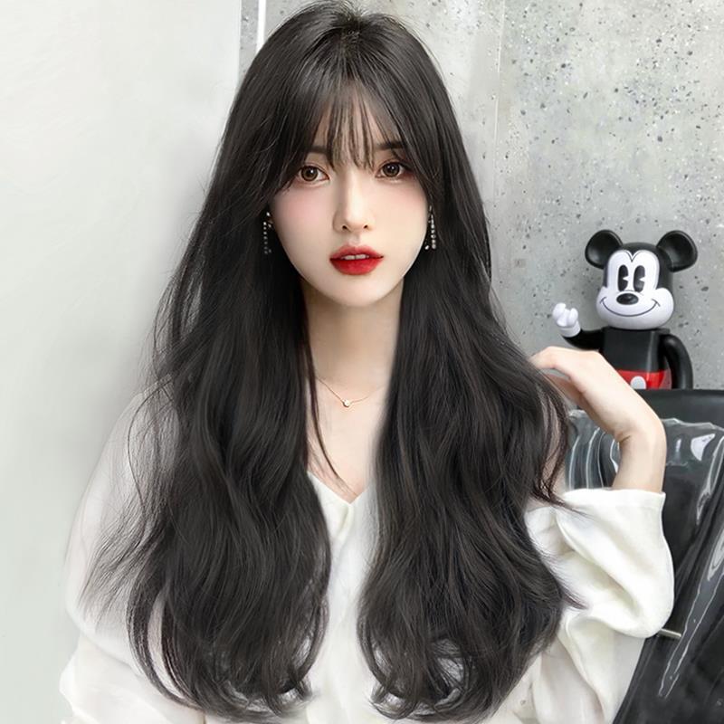 Female Full Hair Type Big Wave Curly Fashion Natural Wig Long Curls