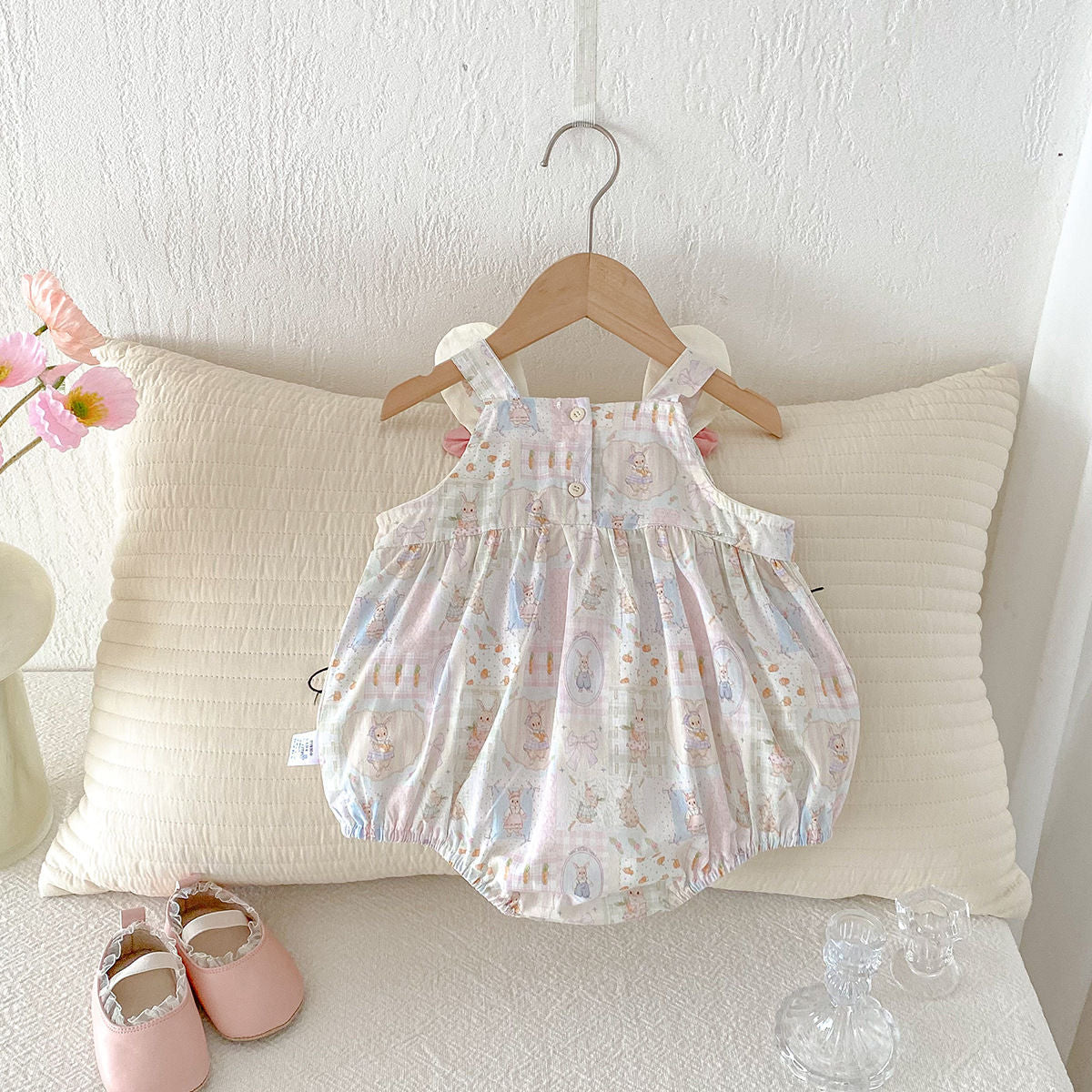 Summer Clothes Rabbit Sling Dress Thin Romper Jumpsuit, Climbing Suit