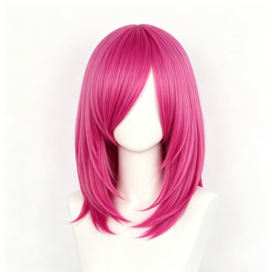 Adventure Rose Red Air Universal Short Cos Wig