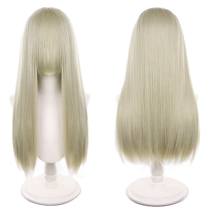 Universal Long Straight Weight Shape Head Cos Wig