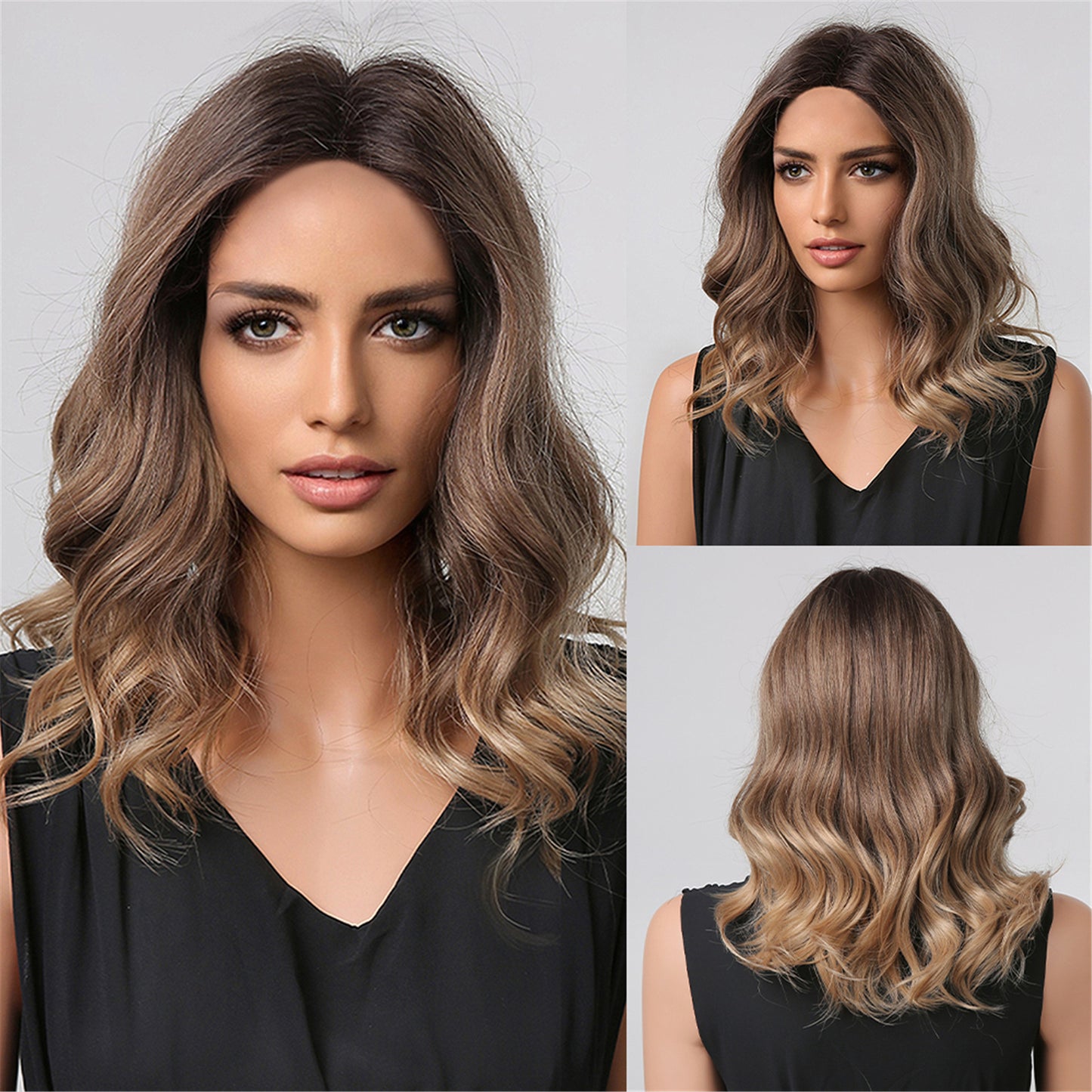 Women's Large Wave Curly Hair Fluffy Fashion Micro Wig Long Curls