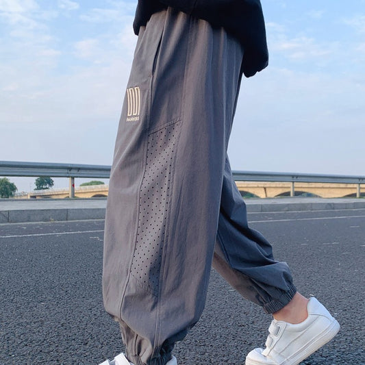 Children's Thin Mosquito Repelling Ice Silk Sports Middle Big Children's Pants