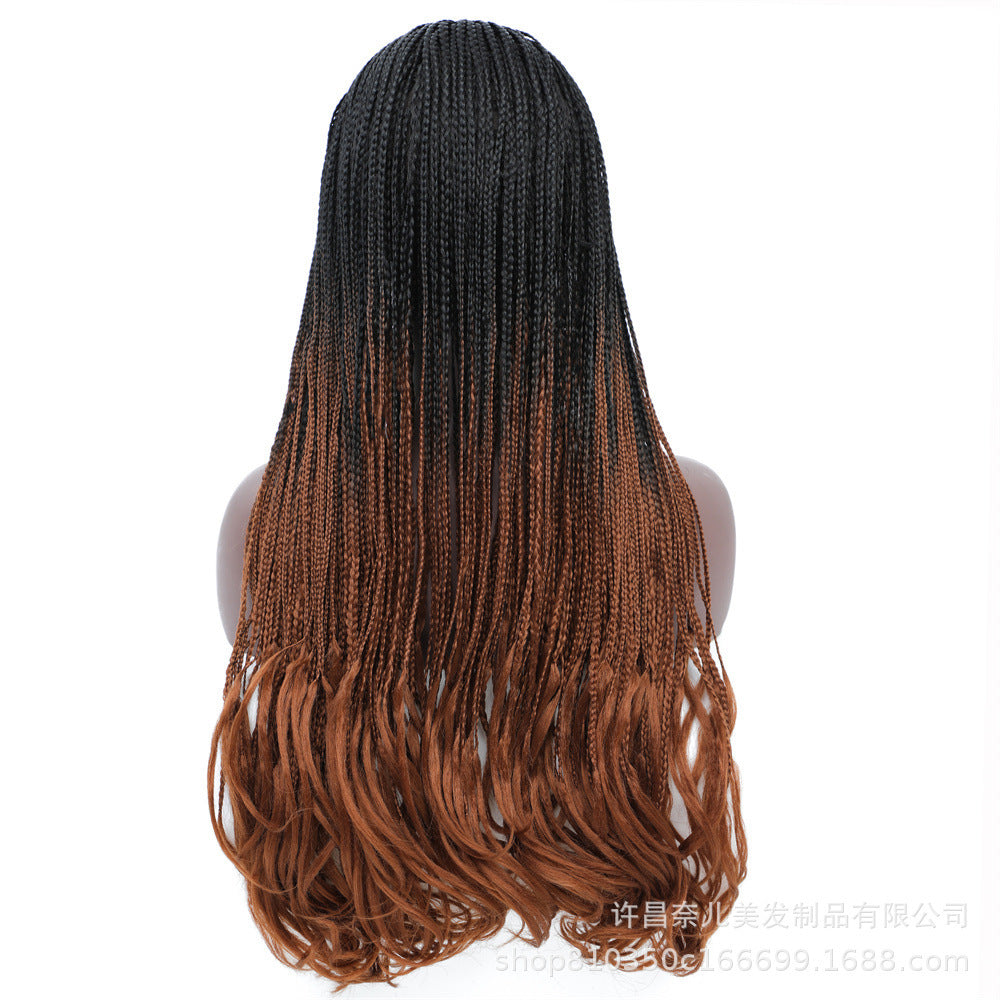 Braid Large Curling Iron Set Dreadlocks Wig Long Curls