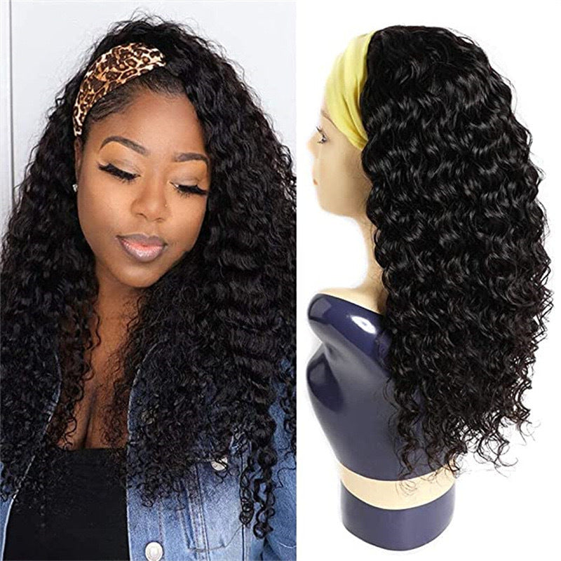 Women's Chemical Fiber Mop Head Cloth African Small Wig Short Curly Hair