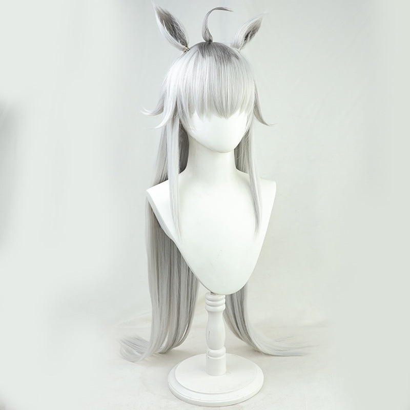 Free Man Horse Racing Lady Li Hat With Cos Wig