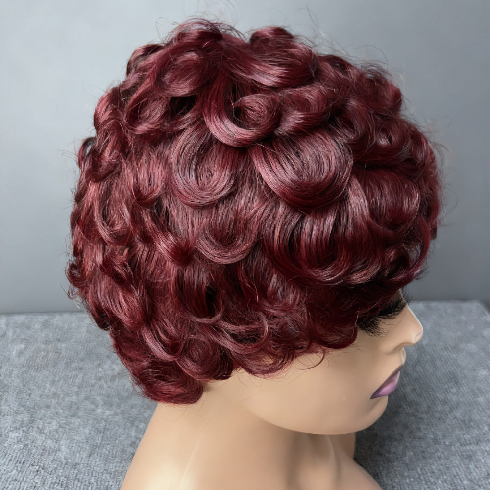 Braid Mechanism Inner Net Head Cover Female Quality Wig Short Straight Hair