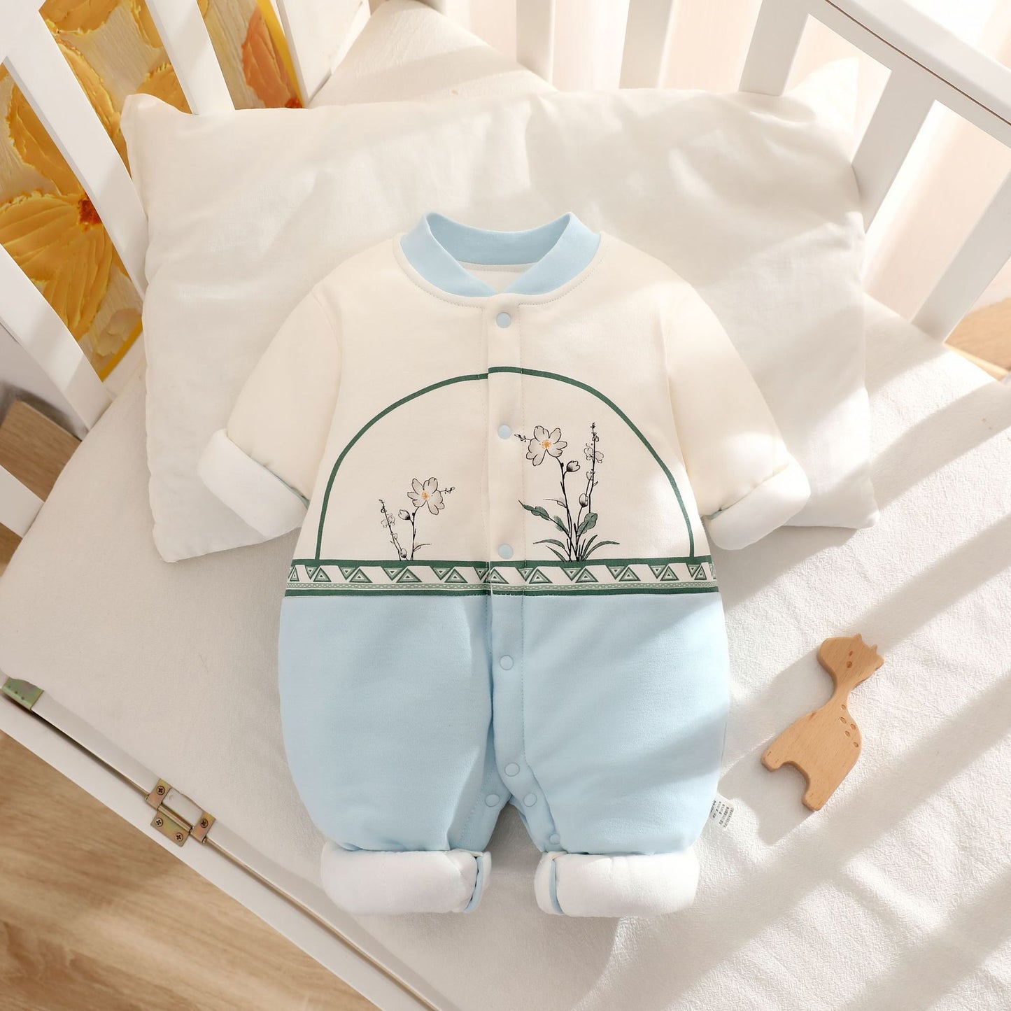 Thickened Winter Cotton Jumpsuit Thermal Quilted Jumpsuit, Climbing Suit
