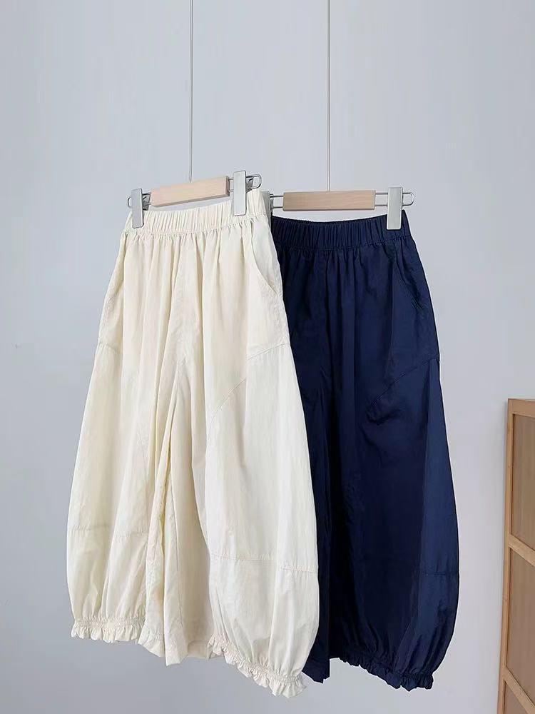 Children's Summer Design Wide Leg Bud Casual Children's Pants