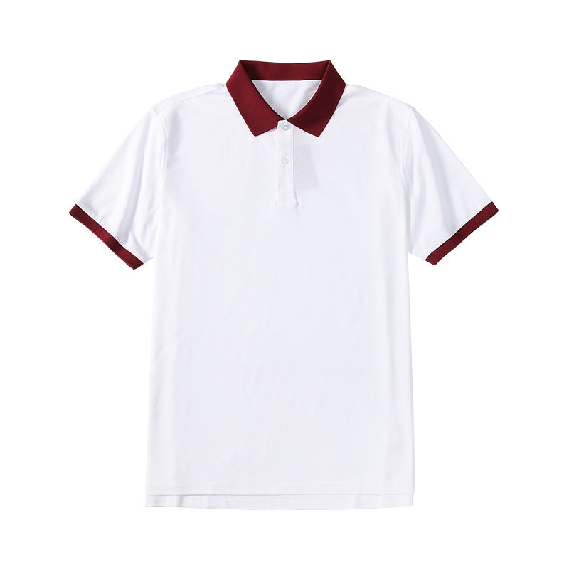 Women's & Men's Uniform Summer Short Shirt Cotton College Children's T-shirt