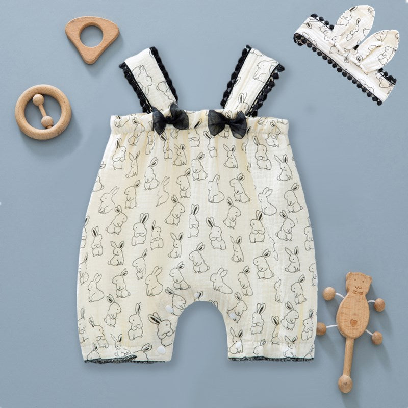 Summer Tank Tops Jumpsuit Western Style First Month Jumpsuit, Climbing Suit