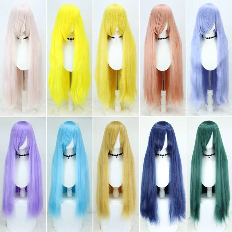 Universal Acrylic Silk Corn Stigma Puffy Qu Mao Curler Cos Wig