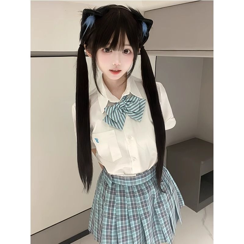 Women's Hair Natural Fluffy Bangs Style Little Long Straight Wig
