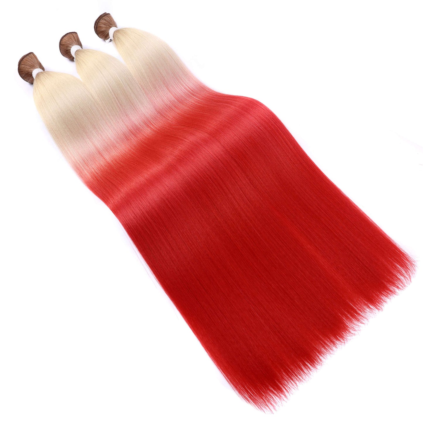 Women's Chemical Fiber African Hair Band Weft Long Straight Wig