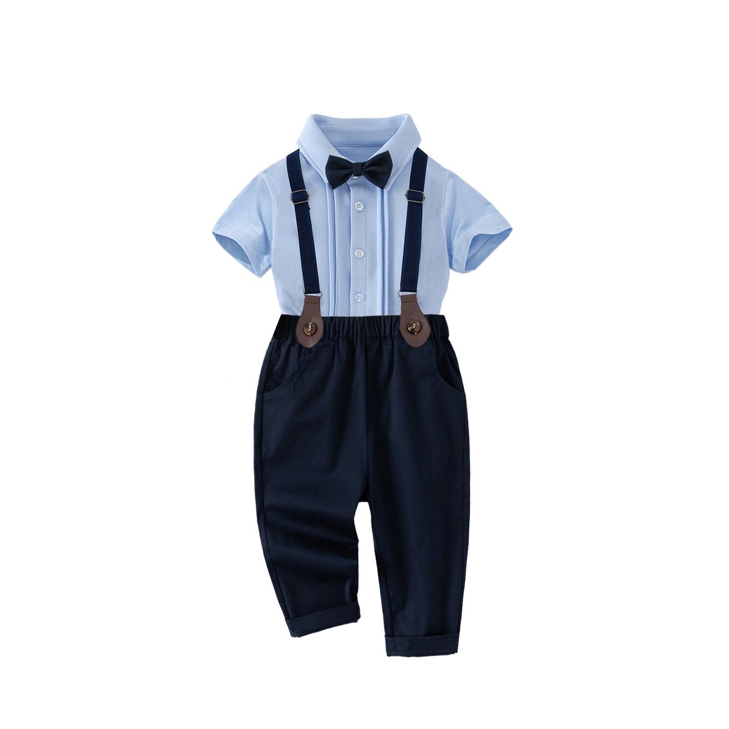 Children's Two-piece For Boys Clothes Birthday Dress Short Sleeve Shirt Children's Suit