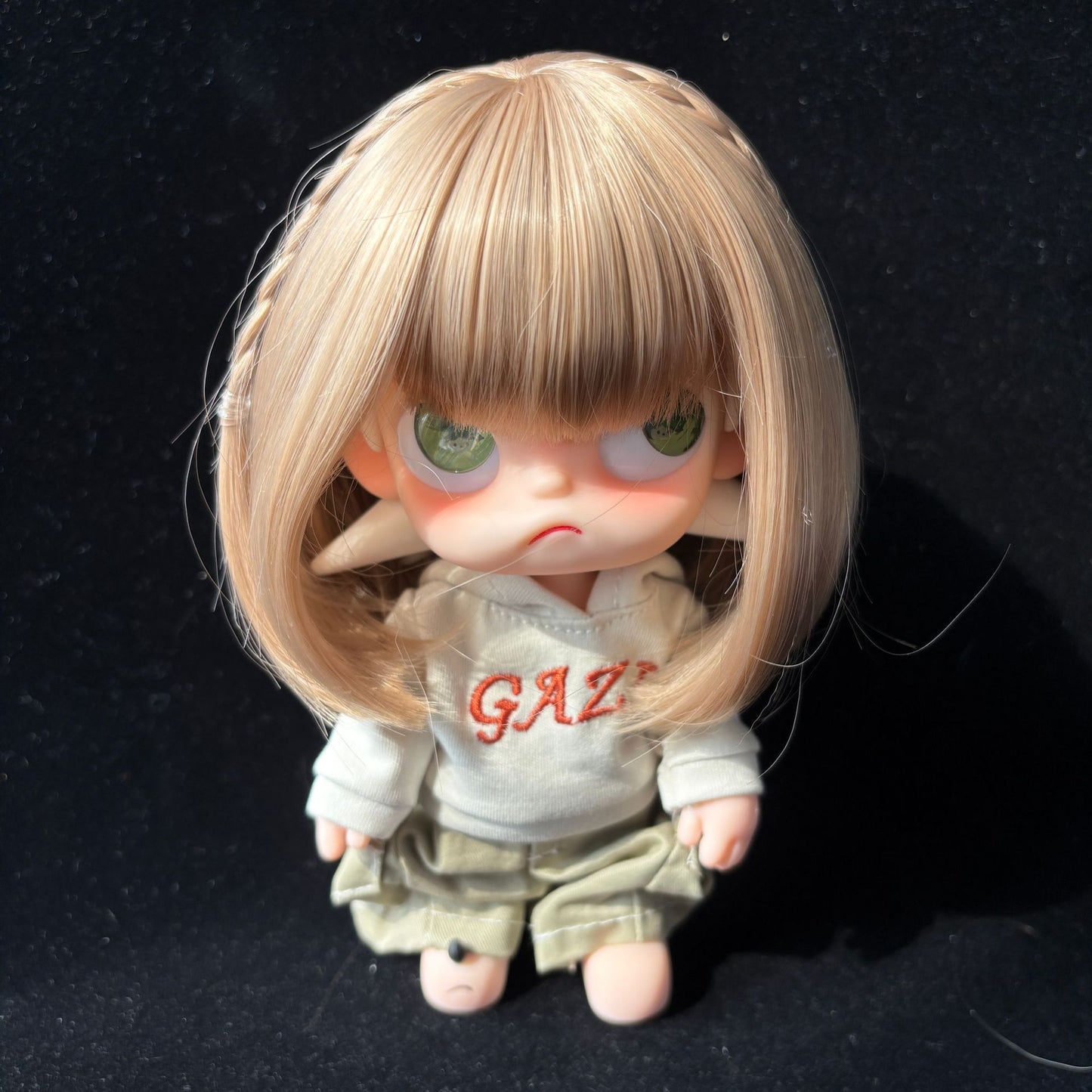 Sister Ga Zi Gingerbread Man Optional Bangs Long Curly Hair Cos Wig