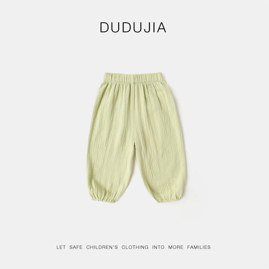 Children's Cotton Boy Summer Casual Trousers Thin Children's Pants