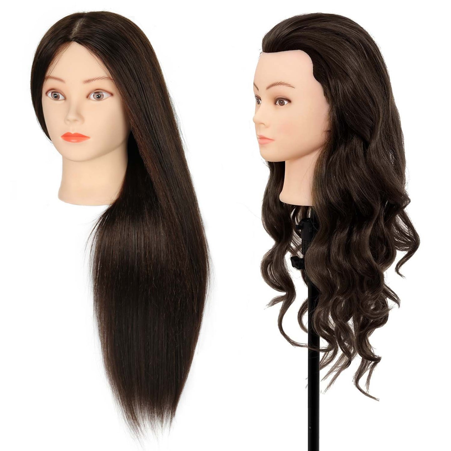 Human Hair Mannequin Head Practice Editing Other Wig